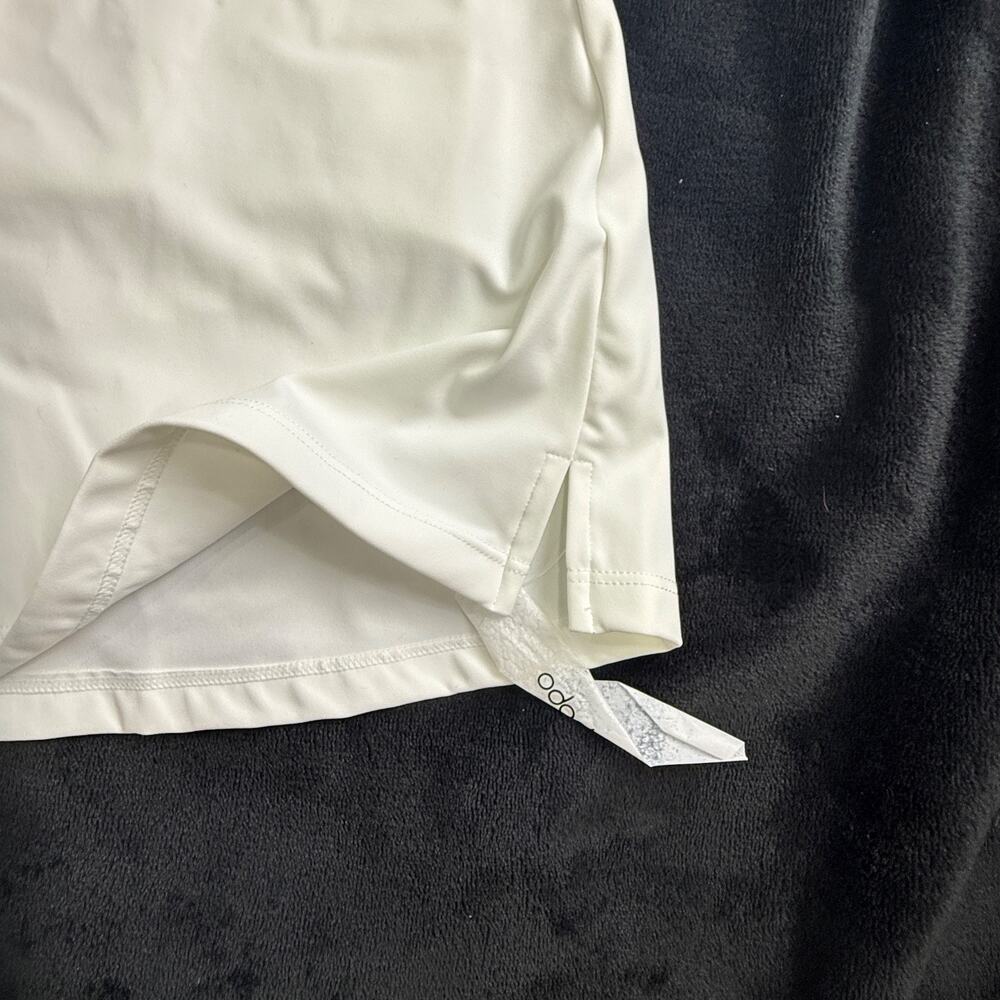 Ododos NWT Tennis Skort Women's M Pickleball Golf Skirt White Mini Athleisure - Picture 3 of 7